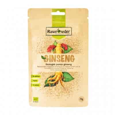 Rawpowder Ginseng pulver Panax 75g EKO Rawpowder Ginseng pulver Panax 75g EKO