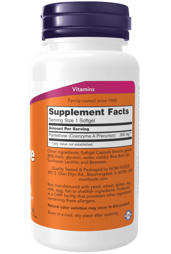 Now Pantethine 300 mg Now Pantethine 300 mg