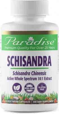 Paradise Herbs Schisandra Fruktextrakt 10:1 250 mg 90 Veg Kapslar Paradise Herbs Schisandra Fruktextrakt 10:1 250 mg 90 Veg Kapslar