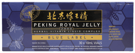 Peking Royal Jelly 2000, Blue Label 30x10ml Peking Royal Jelly 2000, Blue Label 30x10ml