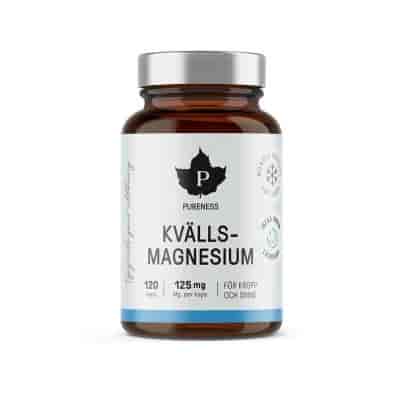 Pureness Kvälls- Magnesium 125mg, 120kap Pureness Kvälls- Magnesium 125mg, 120kap