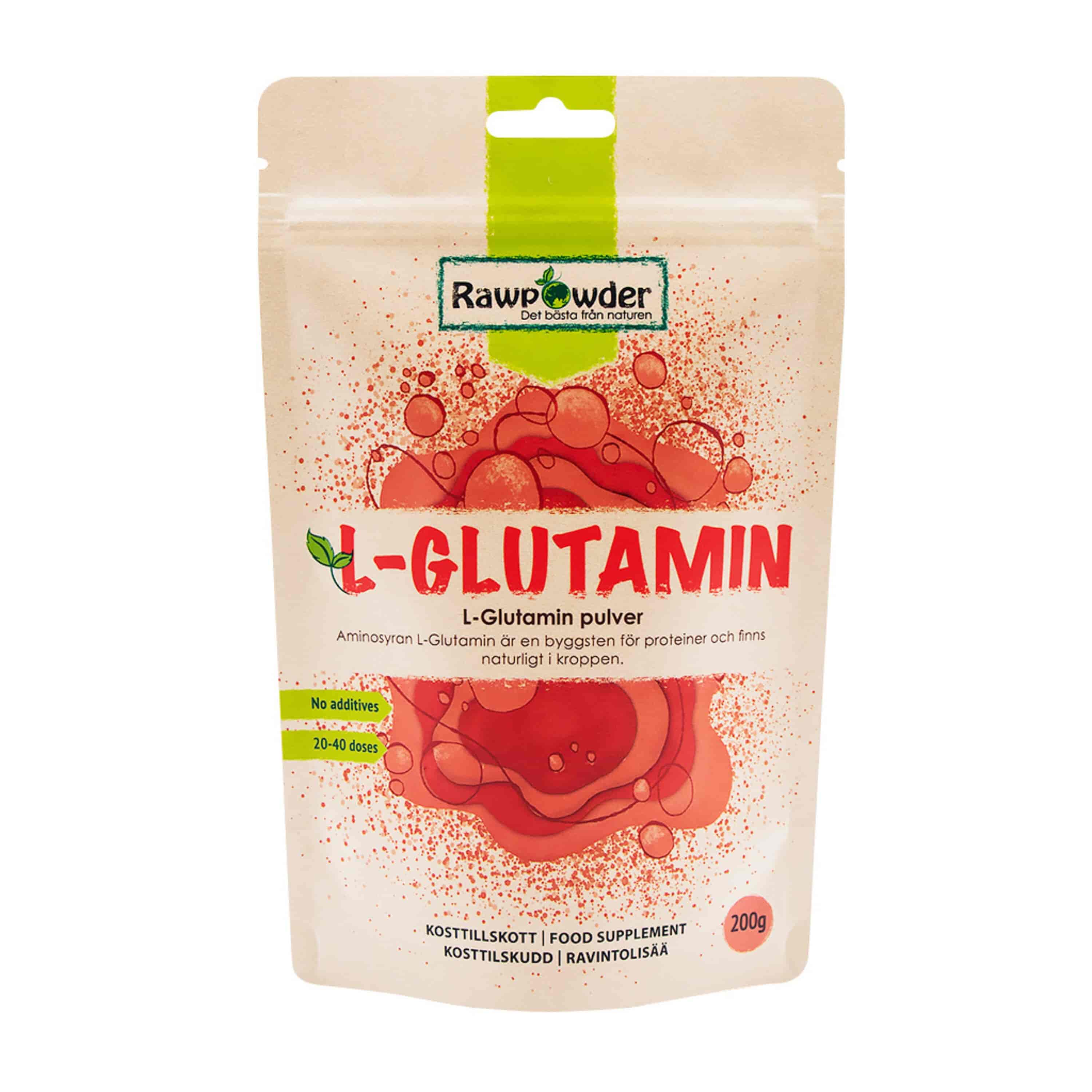 Rawpowder Glutamin 200g 100% Pure Rawpowder Glutamin 200g 100% Pure