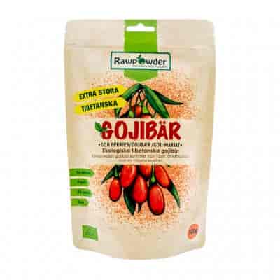 Rawpowder Goji Golden Stora Tibetanska 500g EKO Rawpowder Goji Golden Stora Tibetanska 500g EKO