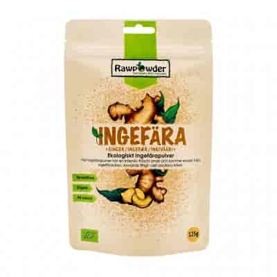Rawpowder Ingefära Pulver 125g EKO Rawpowder Ingefära Pulver 125g EKO