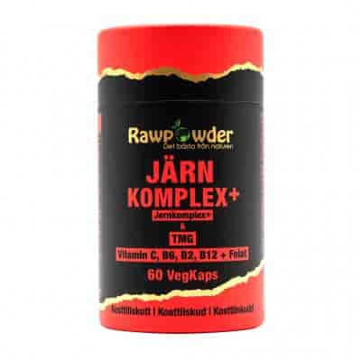 Rawpowder Järn Komplex+ 60 VegKaps Rawpowder Järn Komplex+ 60 VegKaps
