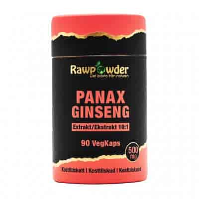 Rawpowder Panax Ginseng Extrakt 500mg 90kaps Rawpowder Panax Ginseng Extrakt 500mg 90kaps