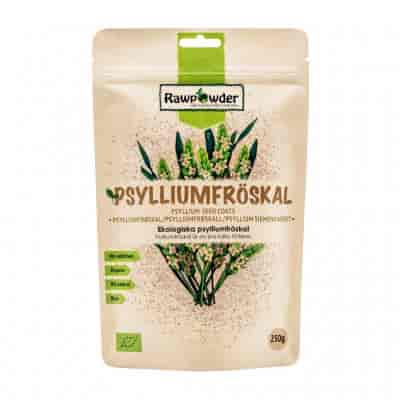 Rawpowder Psylliumfröskal Husk 250g EKO Rawpowder Psylliumfröskal Husk 250g EKO