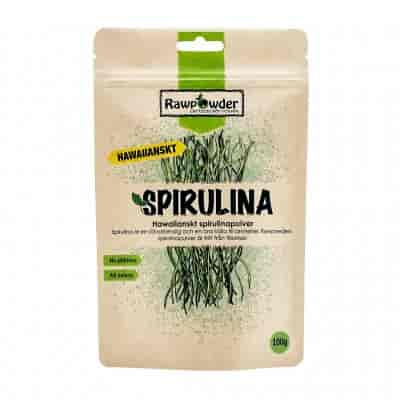 Rawpowder Spirulina pulver 100g Hawaii Rawpowder Spirulina pulver 100g Hawaii