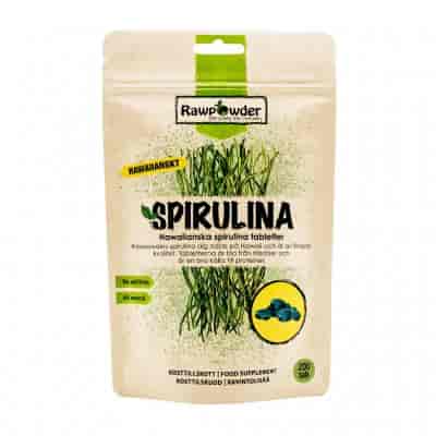 Rawpowder Spirulina tabletter 200st Hawaii Rawpowder Spirulina tabletter 200st Hawaii