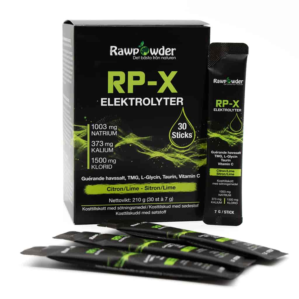 RP-X Elektrolyter - Citron/Lime 30 Stickpacks RP-X Elektrolyter - Citron/Lime 30 Stickpacks