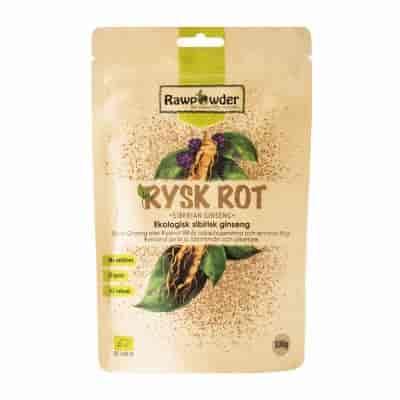 Rawpowder Sibirisk Ginseng (Rysk Rot) 100g EKO Rawpowder Sibirisk Ginseng (Rysk Rot) 100g EKO