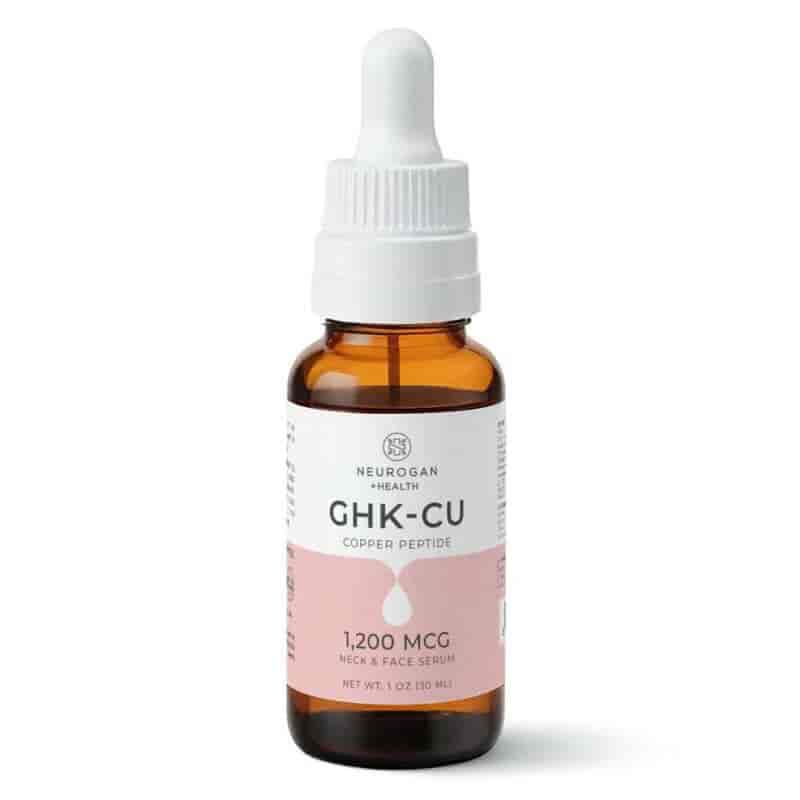 Neurogan +Health GHK-Cu Copper Peptid Neck & Face Serum 1,200 Mcg 30 ml Neurogan +Health GHK-Cu Copper Peptid Neck & Face Serum 1,200 Mcg 30 ml