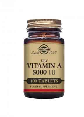 Solgar A-Vitamin Palmitate 5000 IU 100 Tabletter Solgar A-Vitamin Palmitate 5000 IU 100 Tabletter