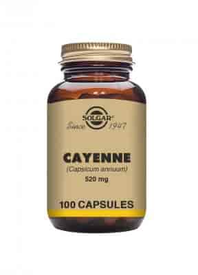 Solgar Cayenne 520mg 100 Kapslar Solgar Cayenne 520mg 100 Kapslar