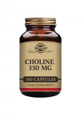 Solgar Choline 350mg 100 Kapslar Solgar Choline 350mg 100 Kapslar