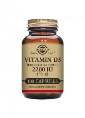 Solgar D3-Vitamin 2200 IU 50 Kapslar Solgar D3-Vitamin 2200 IU 50 Kapslar
