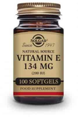 Solgar E Vitamin 200IU 100 Kapslar Solgar E Vitamin 200IU 100 Kapslar