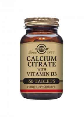 Solgar Kalcium citrat 1000mg D-Vitamin 600IU 60 Tabletter Solgar Kalcium citrat 1000mg D-Vitamin 600IU 60 Tabletter