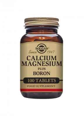 Solgar Kalcium/Magnesium + Bor (1000/400/3) 100 Tabletter Solgar Kalcium/Magnesium + Bor (1000/400/3) 100 Tabletter