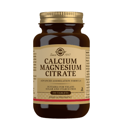 Solgar Kalcium/Magnesium Citrat 100 Tabletter Solgar Kalcium/Magnesium Citrat 100 Tabletter