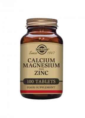 Solgar Kalcium/Magnesium + Zink (1000/400/15) 100 Tabletter Solgar Kalcium/Magnesium + Zink (1000/400/15) 100 Tabletter