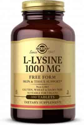 Solgar L-Lysin 1000mg 100 Tabletter Solgar L-Lysin 1000mg 100 Tabletter