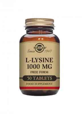 Solgar L-Lysin 1000mg 50 Tabletter Solgar L-Lysin 1000mg 50 Tabletter