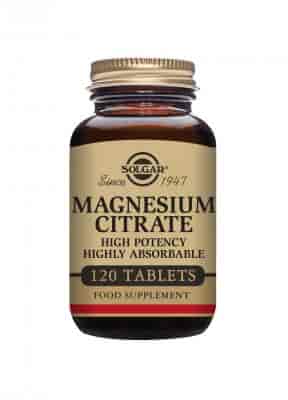 Solgar Magnesium Citrat 200mg 120 Tabletter Solgar Magnesium Citrat 200mg 120 Tabletter