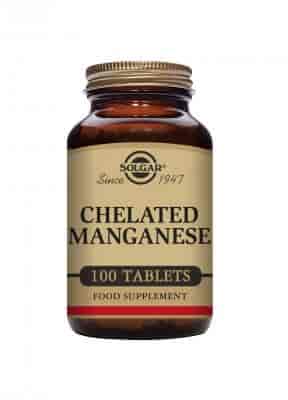 Solgar Mangan Bisglycinat 8mg 100 Tabletter Solgar Mangan Bisglycinat 8mg 100 Tabletter