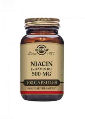 Solgar Niacin 500mg 100 Kapslar Solgar Niacin 500mg 100 Kapslar