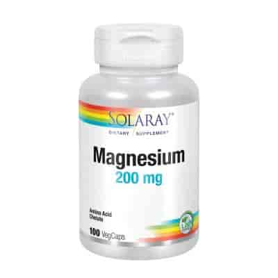 Solaray Magnesium 200mg 100 vegkaps Solaray Magnesium 200mg 100 vegkaps