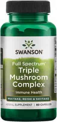 Swanson Full Spectrum Triple Mushroom Complex 60 Kapslar Swanson Full Spectrum Triple Mushroom Complex 60 Kapslar