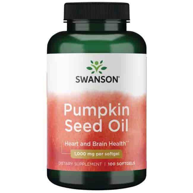Swanson Pumpkin Seed Oil 100 kap Swanson Pumpkin Seed Oil 100 kap