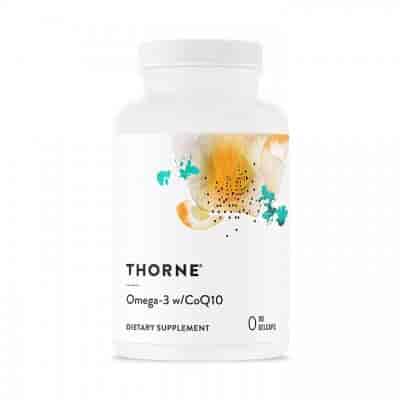 Thorne Research Omega-3 w/CoQ10 90 kapslar Thorne Research Omega-3 w/CoQ10 90 kapslar