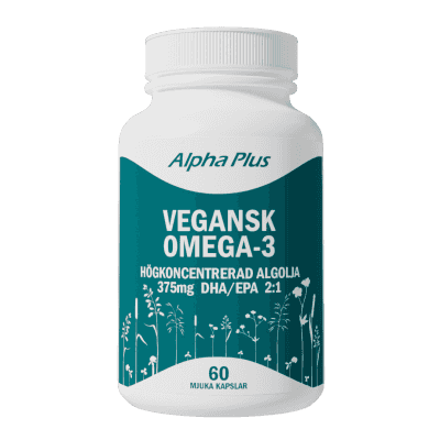 Alpha Plus Vegansk Omega-3 60 kap Alpha Plus Vegansk Omega-3 60 kap