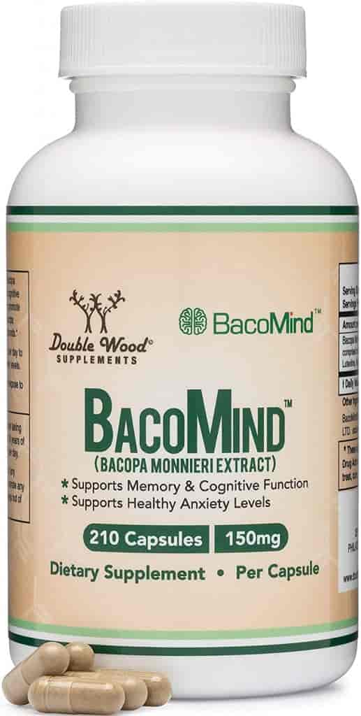 OBS! Kort datum! Juli 2025. Double Wood BacoMind 150mg, 210kap OBS! Kort datum! Juli 2025. Double Wood BacoMind 150mg, 210kap