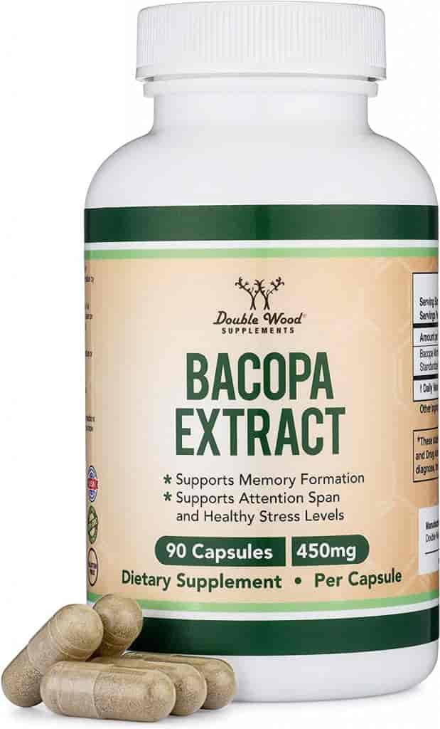 Double Wood Bacopa Extract 450mg, 90kap Double Wood Bacopa Extract 450mg, 90kap