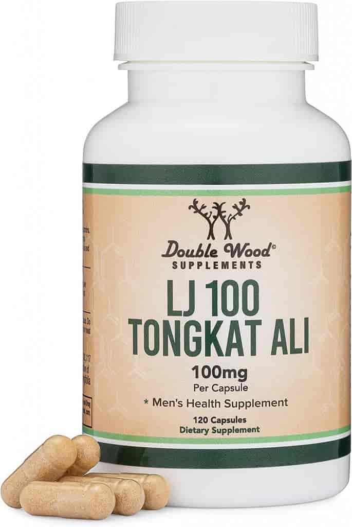 Double Wood LJ100 Tongkat Ali 100mg, 120kap Double Wood LJ100 Tongkat Ali 100mg, 120kap