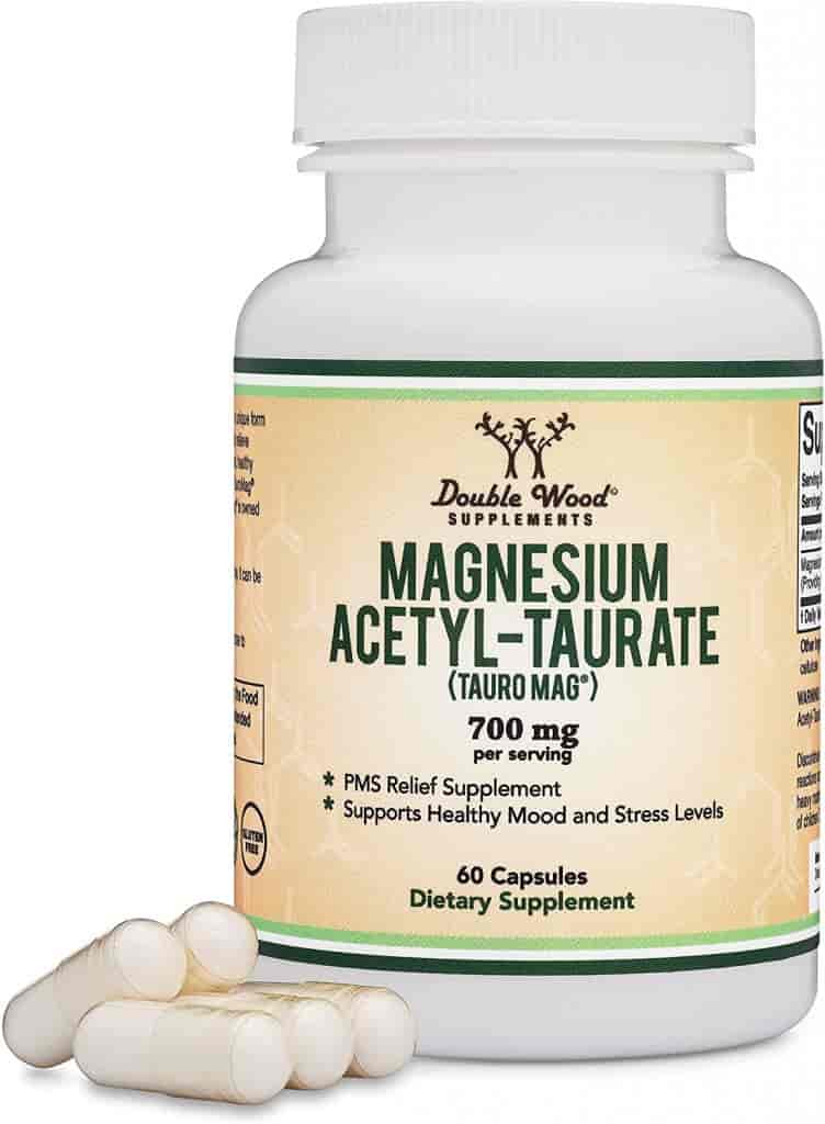 Double Wood Magnesium Acetyl-Taurate 350mg, 60kap Double Wood Magnesium Acetyl-Taurate 350mg, 60kap