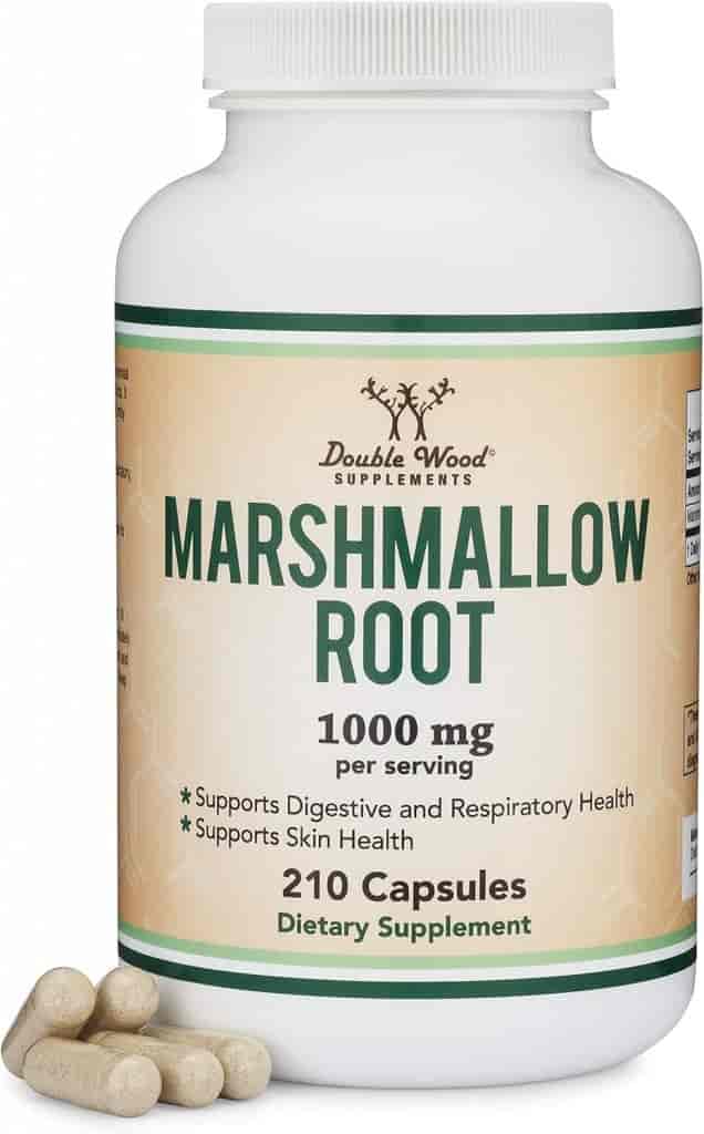 Double Wood Marshmallow Root 500mg, 210kap Double Wood Marshmallow Root 500mg, 210kap