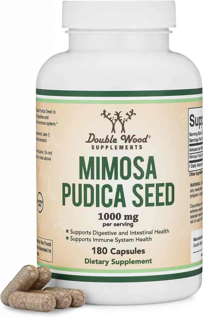 Double Wood Mimosa Pudica Seed 500mg, 180kap Double Wood Mimosa Pudica Seed 500mg, 180kap
