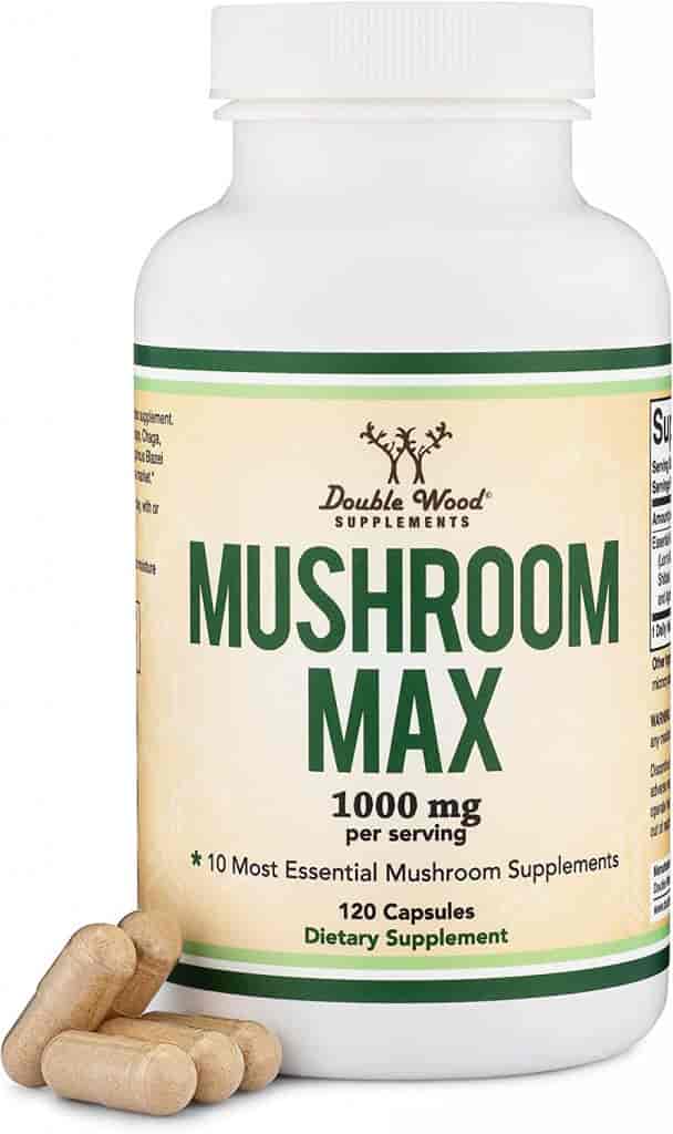 Double Wood Mushroom Max 500mg, 120kap Double Wood Mushroom Max 500mg, 120kap