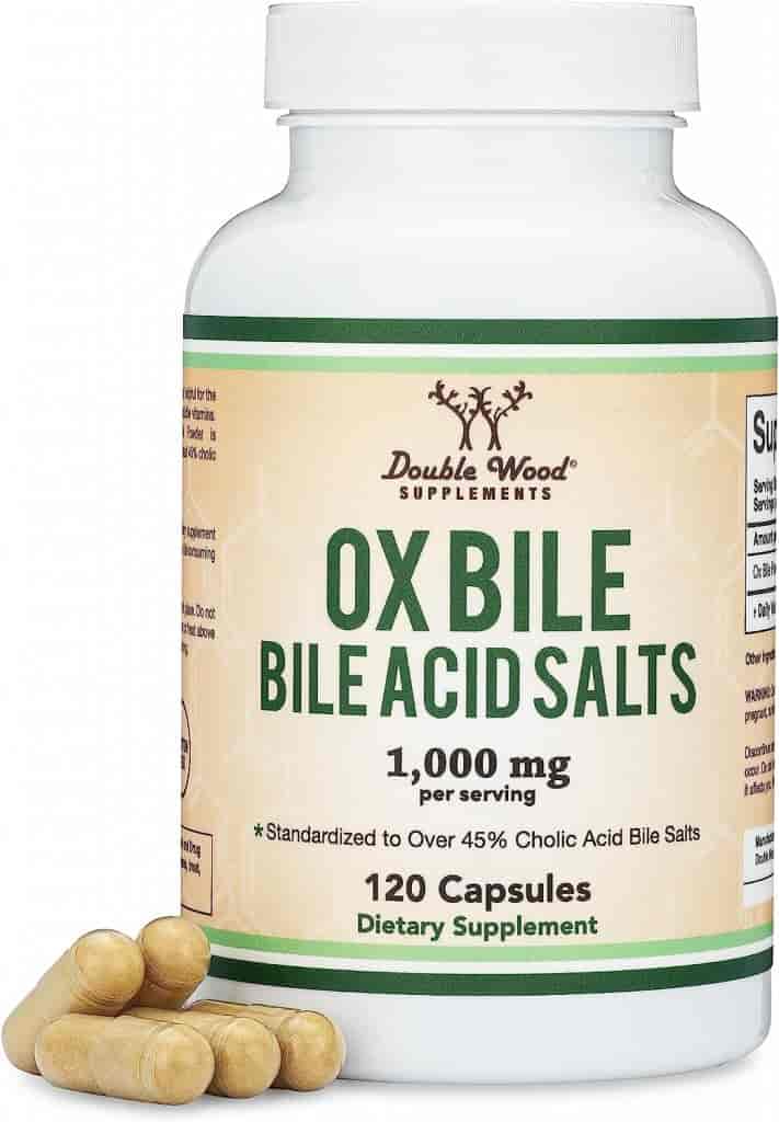 Double Wood Ox Bile Bileacid Salts 500mg, 120kap Double Wood Ox Bile Bileacid Salts 500mg, 120kap