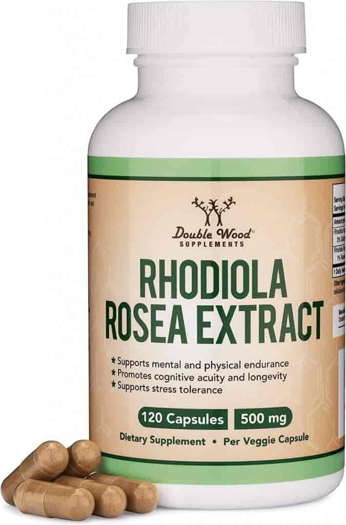 Double Wood Rhodiola Rosea Extract 500mg, 120kap Double Wood Rhodiola Rosea Extract 500mg, 120kap