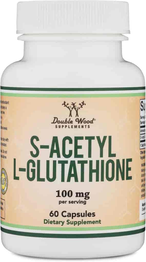 Double Wood S-Acetyl L-Glutathione 100mg, 60kap Double Wood S-Acetyl L-Glutathione 100mg, 60kap