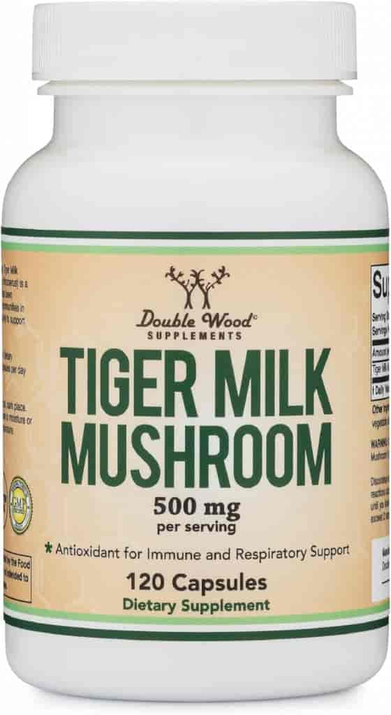 Double Wood Tiger Milk Mushroom 500mg, 120kap Double Wood Tiger Milk Mushroom 500mg, 120kap