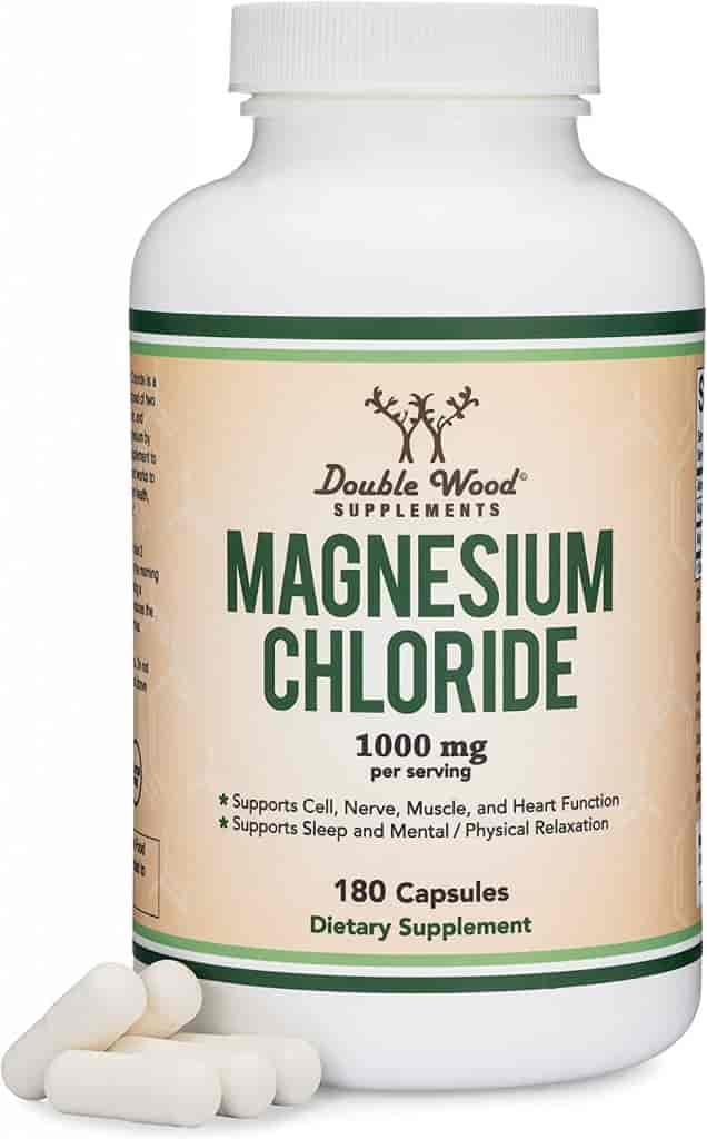 Double Wood Magnesium Chloride 500mg, 180kap Double Wood Magnesium Chloride 500mg, 180kap