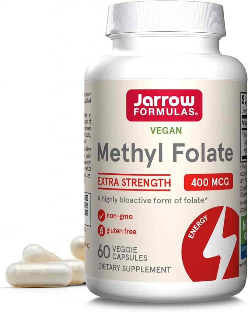 Jarrow Formulas Extra Strength Methyl Folate 400 mcg 60 Veg Kapslar Jarrow Formulas Extra Strength Methyl Folate 400 mcg 60 Veg Kapslar