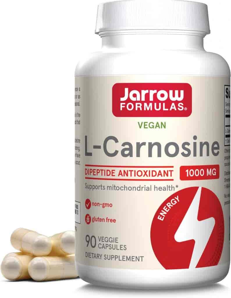 Jarrow Formulas L-Carnosine 500mg 90kap Jarrow Formulas L-Carnosine 500mg 90kap