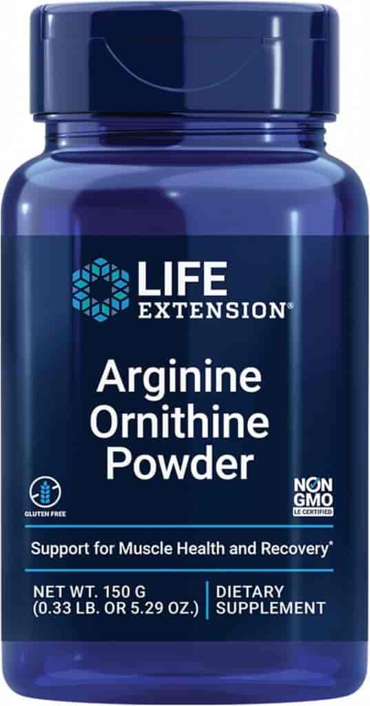 Life Extension Arginine Ornithine Powder 150 g Life Extension Arginine Ornithine Powder 150 g